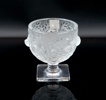 Renè Lalique, skål på fot, glas, ''Elizabeth'', Lalique, Paris, Frankrike, signerad.