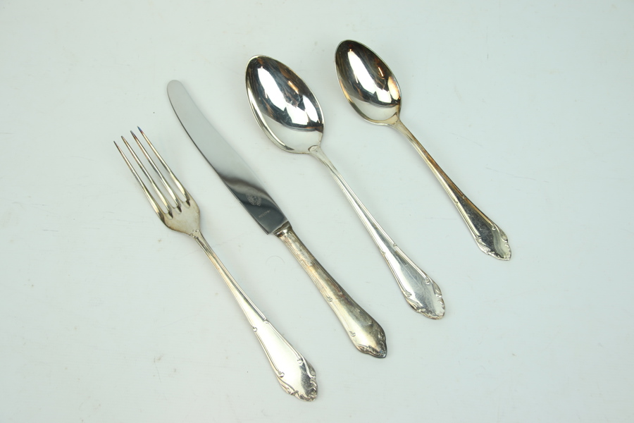 Bestickservis, 48 delar, nysilver, "Märtha".