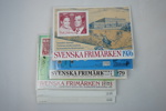 Svenska frimärken, årssatser, 6 st, 1975-1980.