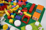 Lego Duplo, ett parti, plast.