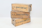 Bananlådor, 3 st, trä, Fyffes, A.-B. Banankompaniet.