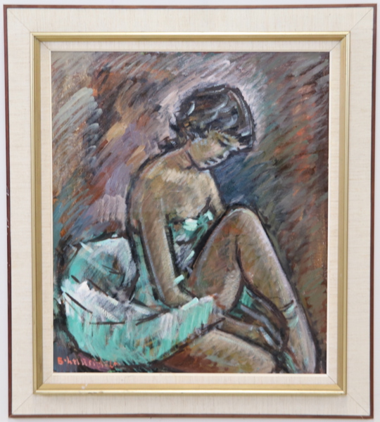 Bendt Lauridsen, olja på duk, signerad.