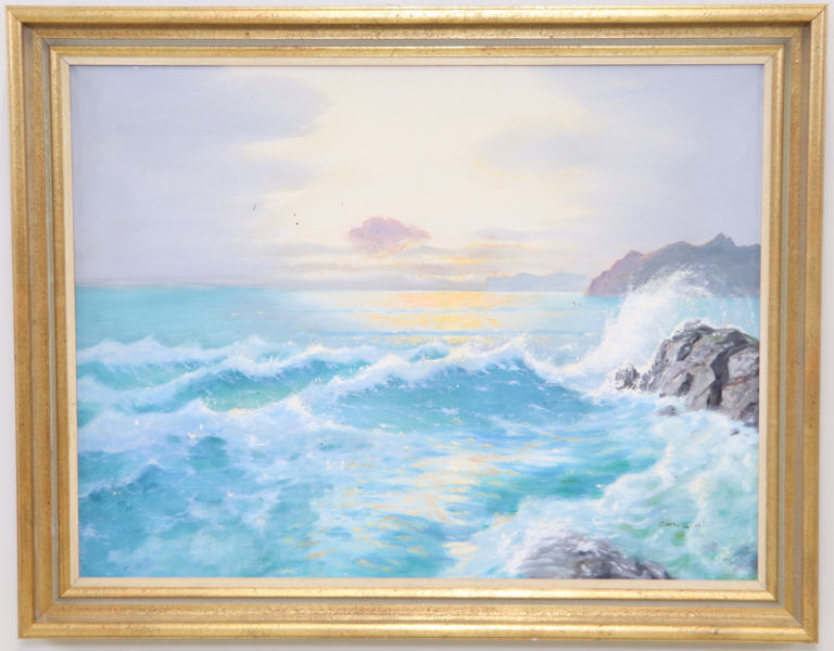 Alesandro Canzini, efter, olja på duk, signerad Canzini.