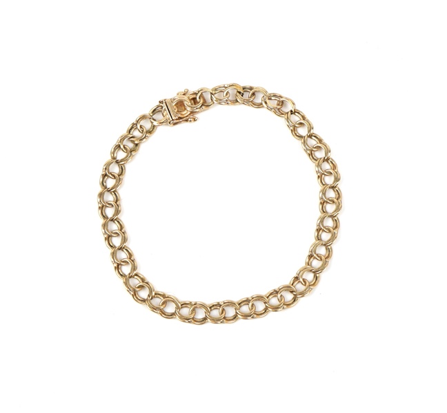 Armlänk, bismark, guld 18K, 1965.