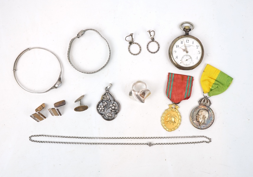 Silver, 13 delar, 830-925.