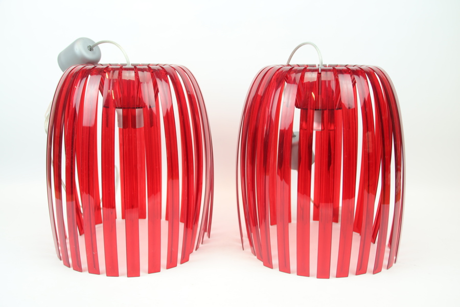 Taklampor, ett par, plast, Koizol.