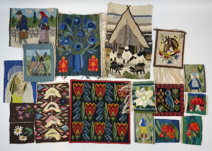 Flamskvävnader, ett parti.