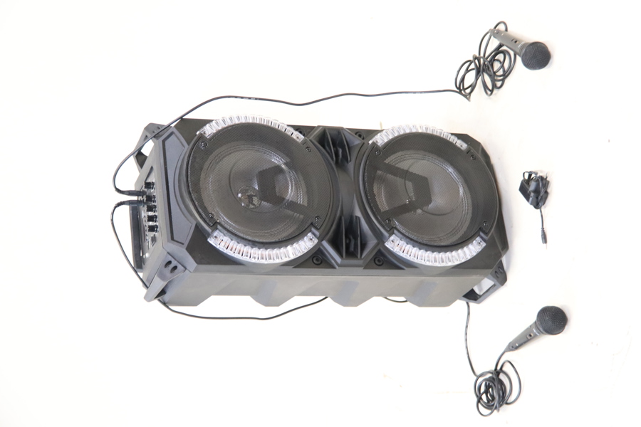 Karaokestation, Fenton Live 280, samt 2 mikrofoner, DM-100.