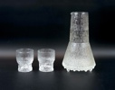 Tapio Wirkkala, karaff och glas, 3 delar, glas, ''Aslak'' och ''Ultima Thule'', Iittala, Finland.