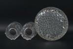 Tapio Wirkkala, karaff och glas, 3 delar, glas, ''Aslak'' och ''Ultima Thule'', Iittala, Finland.