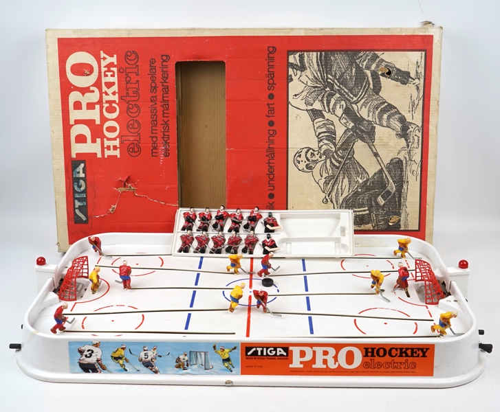 Hockeyspel, Stiga Pro Hockey Electric, extra uppsättning spelare från Malmö Redhawks och Frölunda.