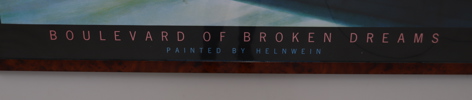 Affisch, Gottfried Helnwein, "Boulevard of Broken Dreams".