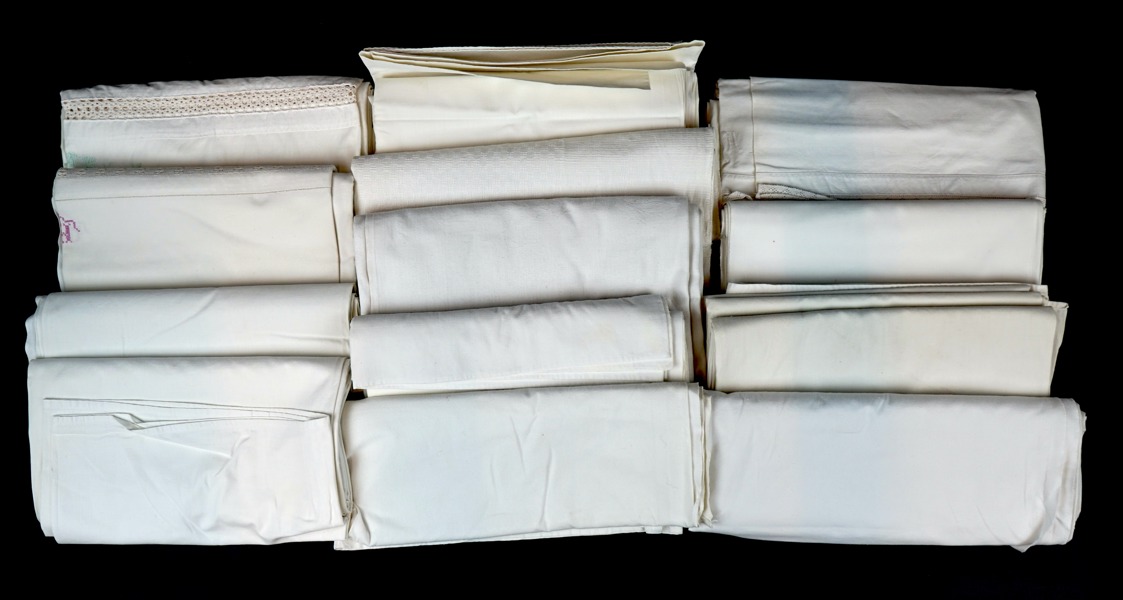 Lakan, ett parti, linne.