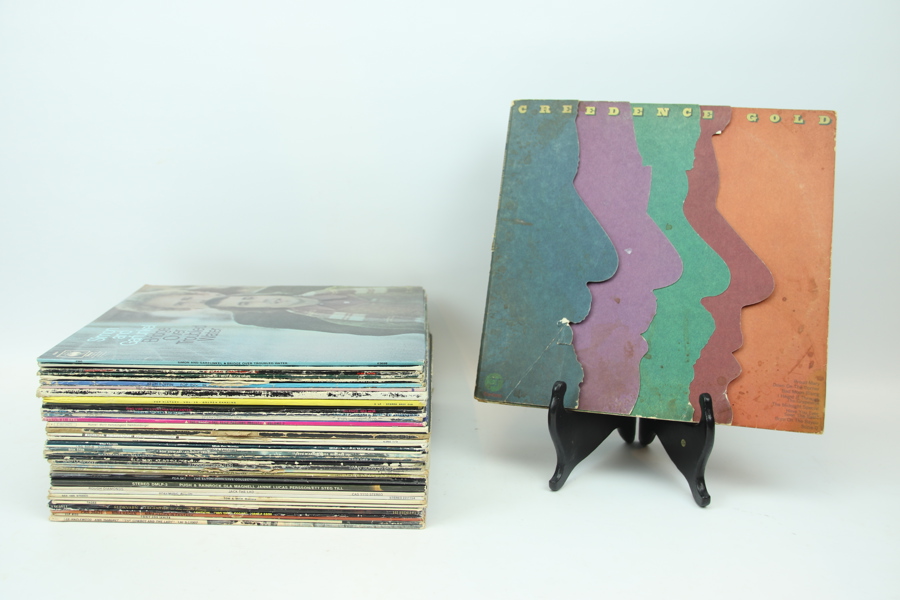 LP-skivor, ett parti, blandat.