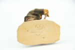 Kaj E. Jönsson, träfigur, signerad KEJ, Hannas, 1968.