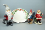 Tomtar och fat, 4 delar, olika material, bl.a Åhlens.