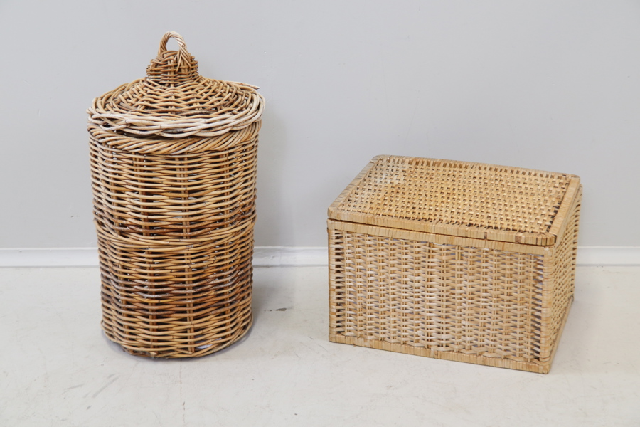 Tvätt- och förvaringskorg, flätade.