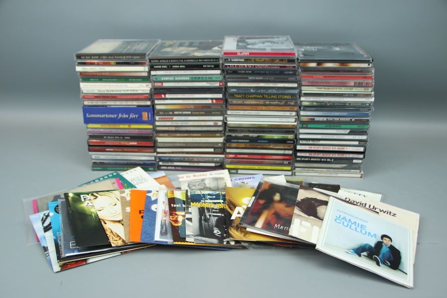 CD-skivor, ett parti, blandat.