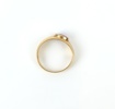 Ring, guld 18k med sten, 1963.