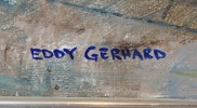 Eddy Gerhard, olja på duk, signerad.