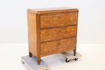 Byrå, 3 lådor, trä.