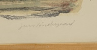Jens Söndergaard, litografi nr 271/296, signerad.