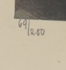Roj Friberg, litografi nr 29/280, signerad, 1974.