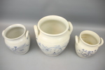 Krus, 3 st, keramik, Göteborg och Gustafsberg.