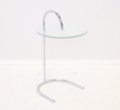 Tord Björklund, sidobord, glas/krom, "Ry", IKEA, 1900-talets senare del.