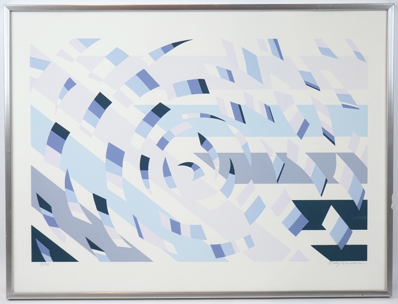 Torsten Esbjörnsson, litografi nr 4/99, signerad.