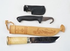 Knivar och fickkniv, 4 delar, bl.a J. Marttiini, Finland.