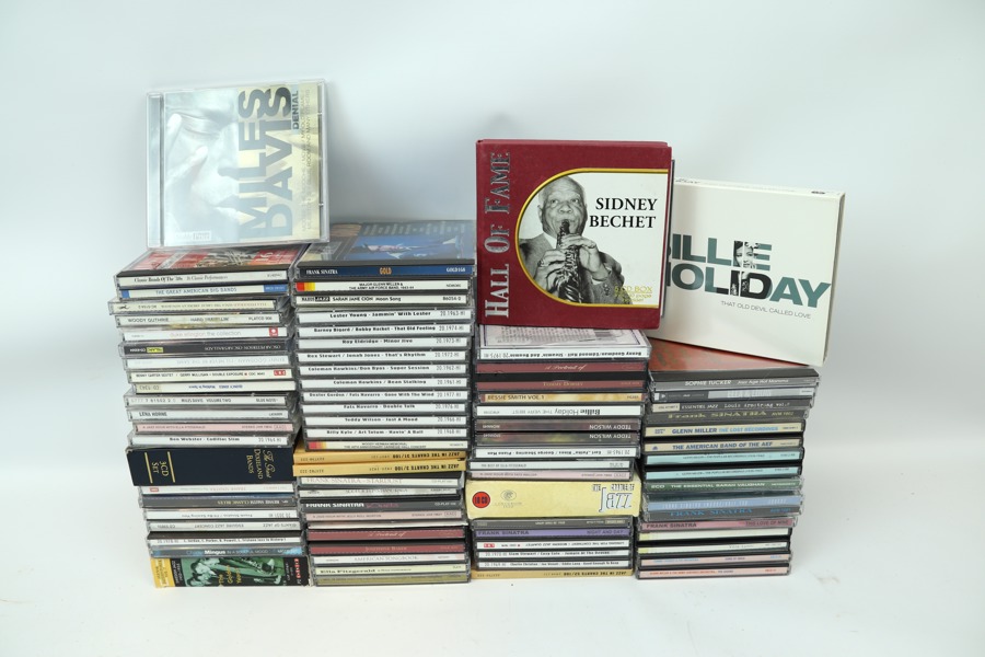 Cd-skivor, ett parti, jazz.