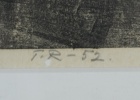 Torsten Renqvist, ''Fågna träd'', träsnitt nr 6/20, monogramsignerad, 1952.