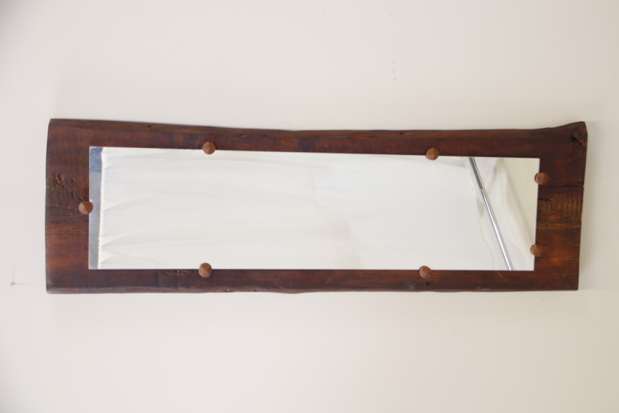 Gunnar Kanevad, spegelglas på furuträ, signerad a tergo.