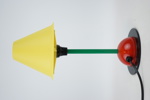 Bordslampa, plast/metall, "Memphis", model B9409, IKEA.