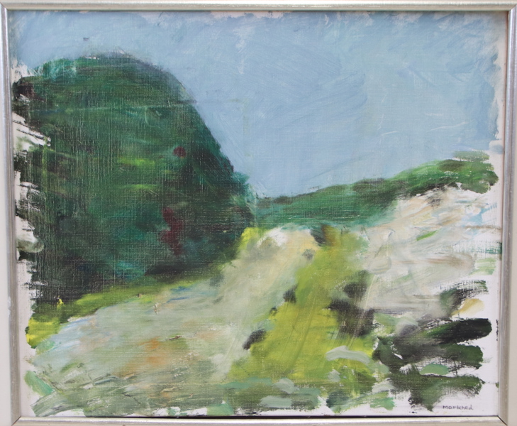 Sven-Erik Markhed, olja på duk, signerad.