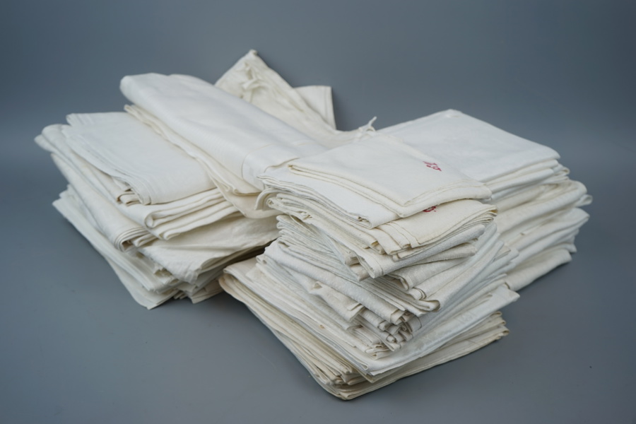 Servetter, ett parti, linne, 1900-tal.