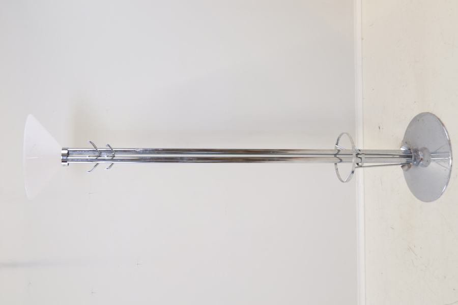 Tamburmajor med lampa, metall.