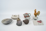 Diverse föremål, 10 delar, keramik, delvis signerade.