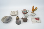 Diverse föremål, 10 delar, keramik, delvis signerade.