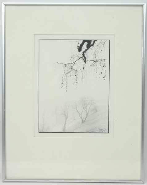 Hans Alenins, "Slottbacken, Uppsala" fototryck 1/10, signerad, oktober 1993.