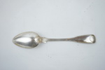 Dessertskedar, 14 st, silver, "Engelsk Snäck", 1900-taltes första del.