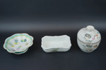 Porslin, 3 delar, Kina, 1800-tal.
