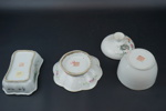 Porslin, 3 delar, Kina, 1800-tal.