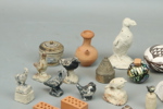 Miniatyrer, ett parti, keramik,