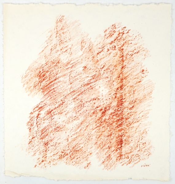 Ulla Viotti, pastell på papper, signerad.