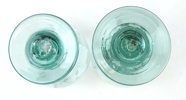 Pokalglas, 2 st, snarlika, 1800-tal.