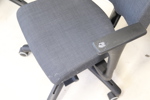 Kontorsstolar, höj/sänkbara, 3 st, plast/metall/textil, "Volmar", IKEA.