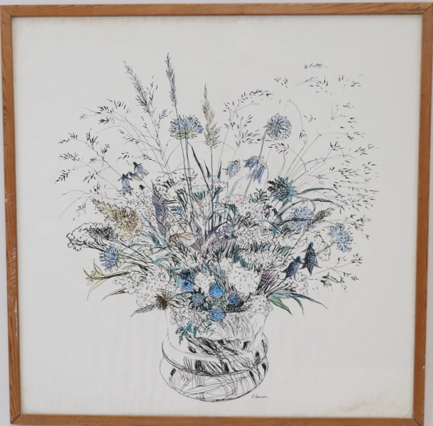 Lisa Bauer, fotografiskt tryck, signerad.