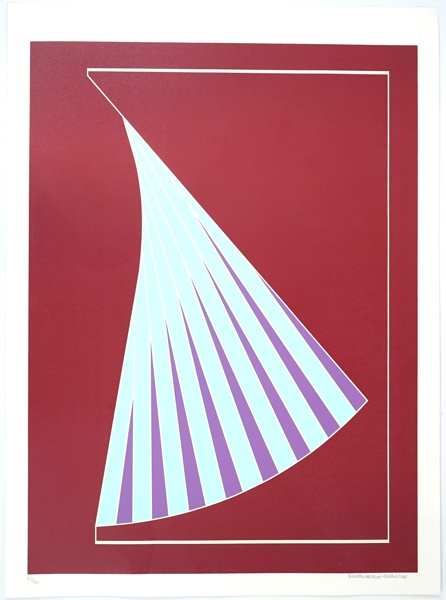 Bertil Herlow-Svensson, serigrafi nr 82/90, signerad.